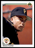 1990 Upper Deck Steve Carter . Pittsburgh Pirates #368