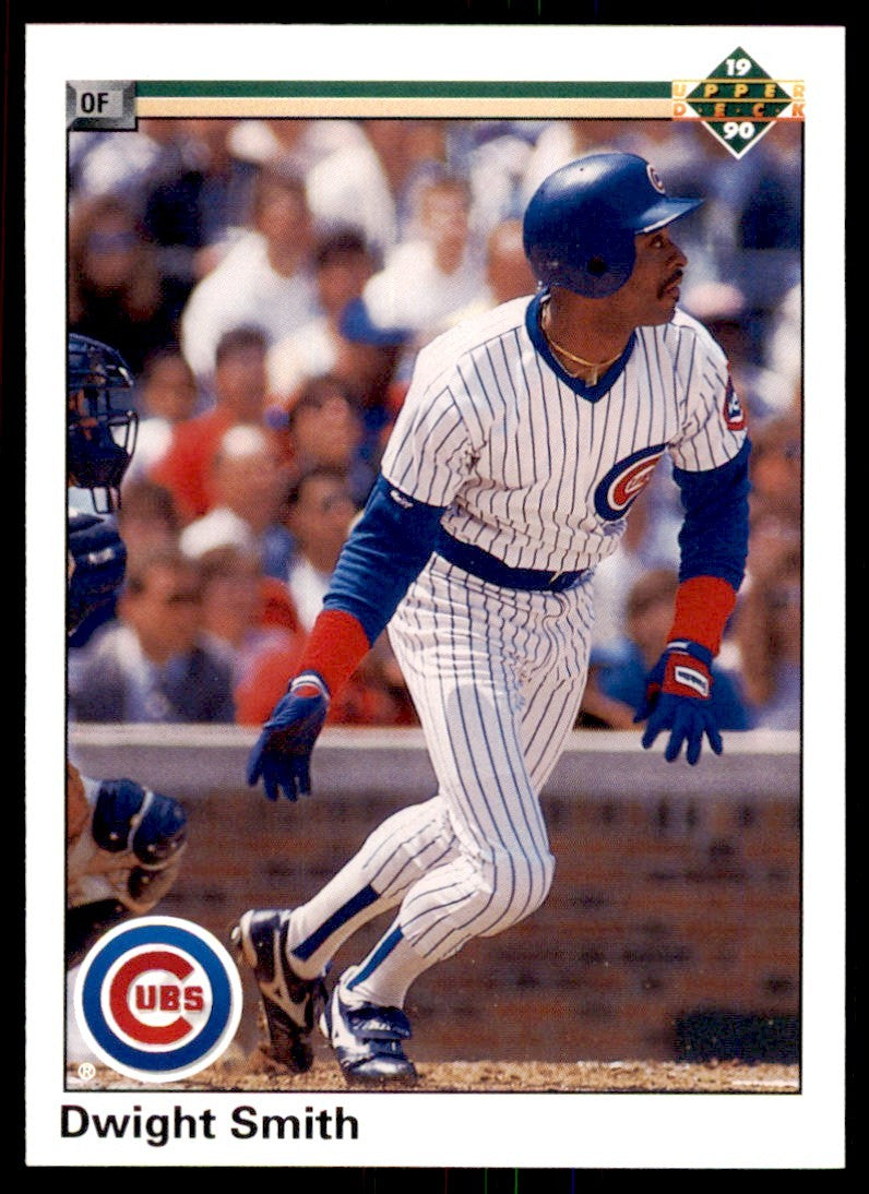 1990 Upper Deck Dwight Smith . Chicago Cubs #376