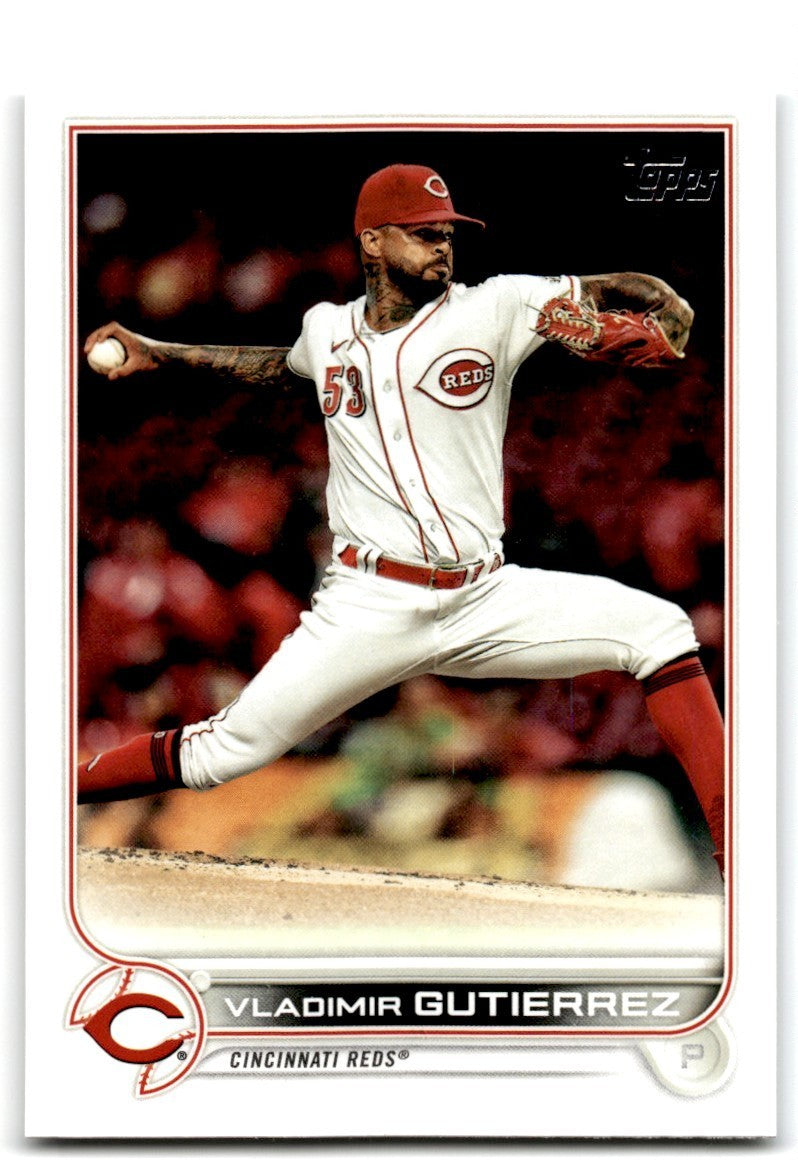 2022 Topps Vladimir Gutierrez Baseball Cards #631