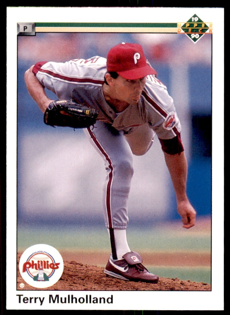 1990 Upper Deck Terry Mulholland . Philadelphia Phillies #474