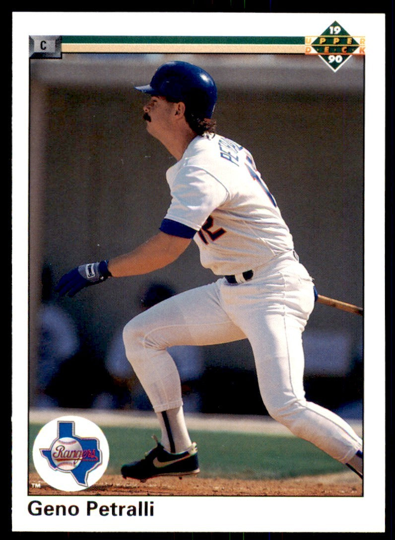 1990 Upper Deck Geno Petralli . Texas Rangers #633