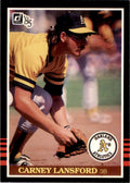 1985 Donruss Carney Lansford . Oakland Athletics #345