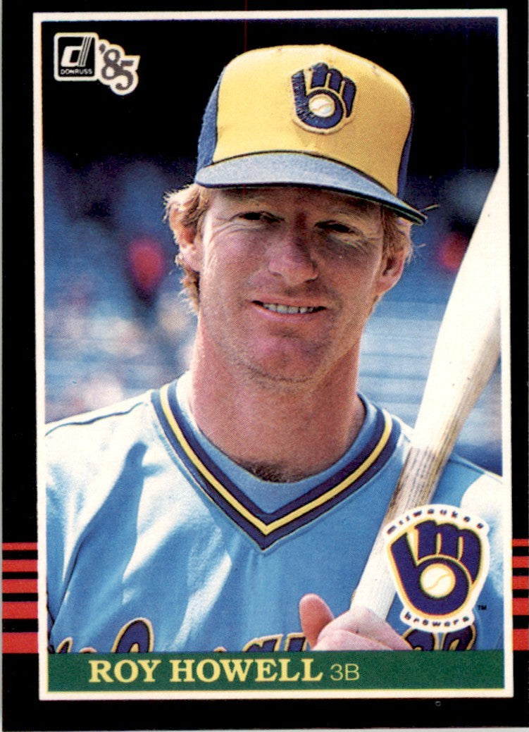 1985 Donruss Roy Howell . Milwaukee Brewers #577