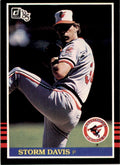 1985 Donruss Storm Davis . Baltimore Orioles #454