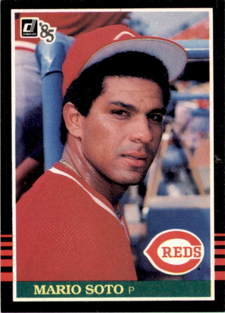 1985 Donruss Mario Soto . Cincinnati Reds #184