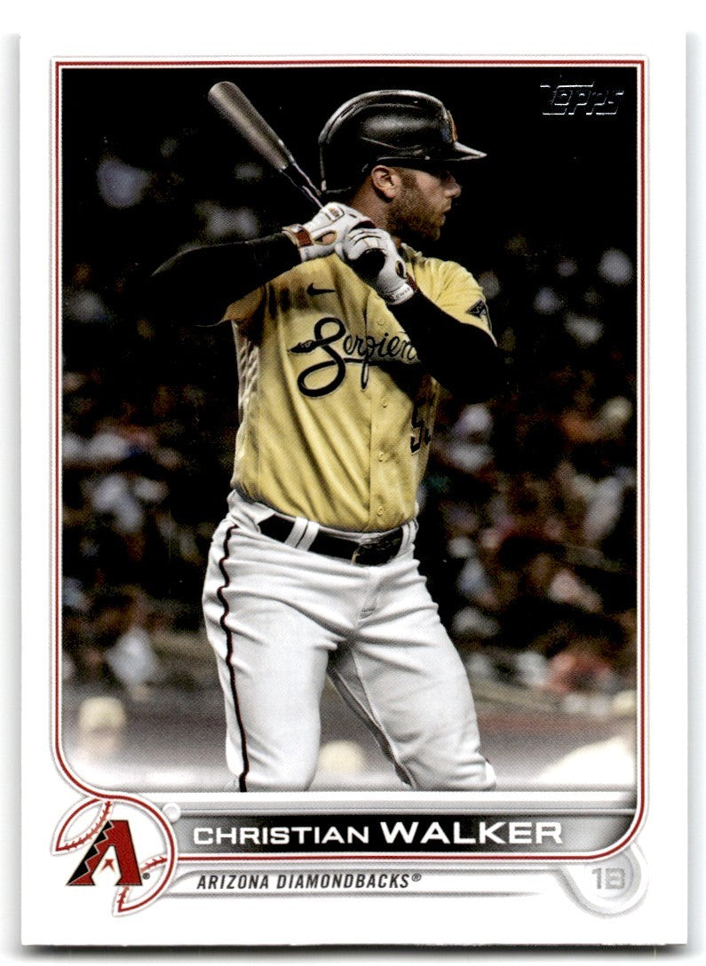 2022 Topps\ Christian Walker Baseball Cards #75