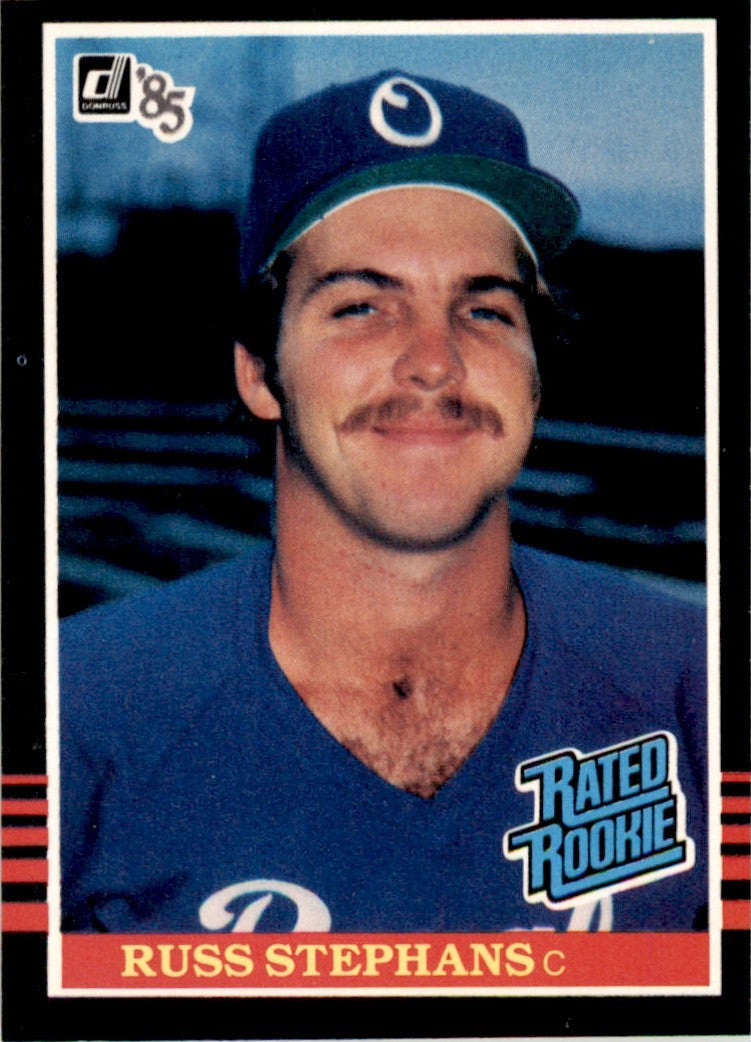 1985 Donruss. Russ Stephans Rookie . Kansas City Royals #42