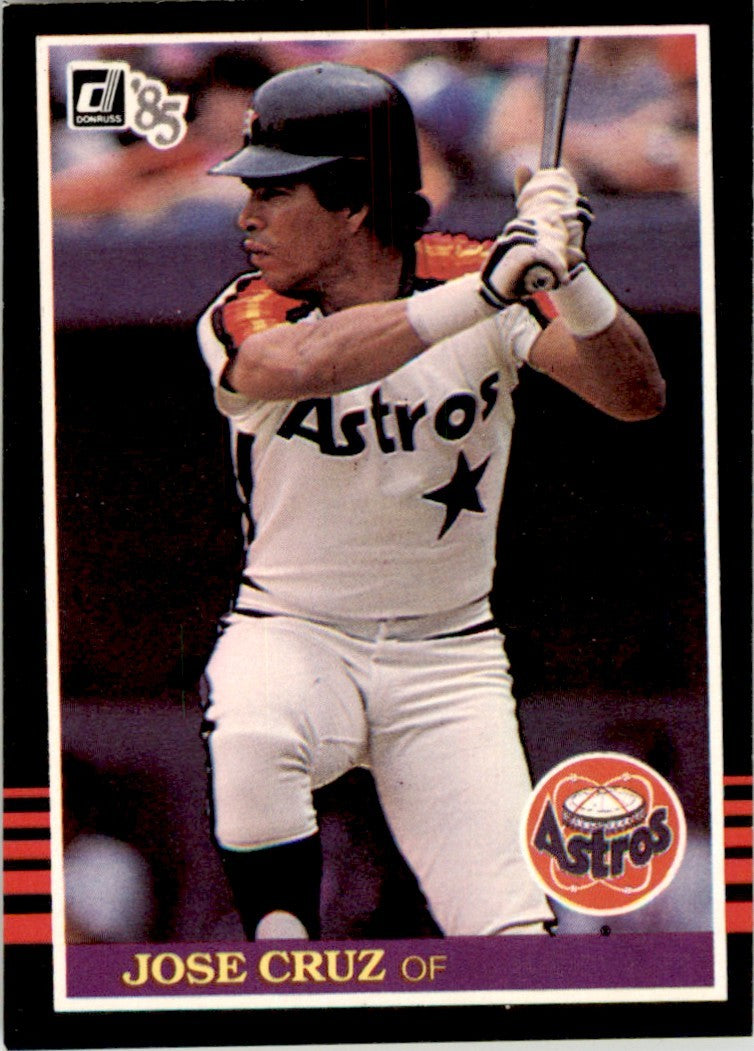 1985 Donruss Jose Cruz . Houston Astros #304