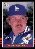 1985 Donruss Tom Niedenfuer . Los Angeles Dodgers #153