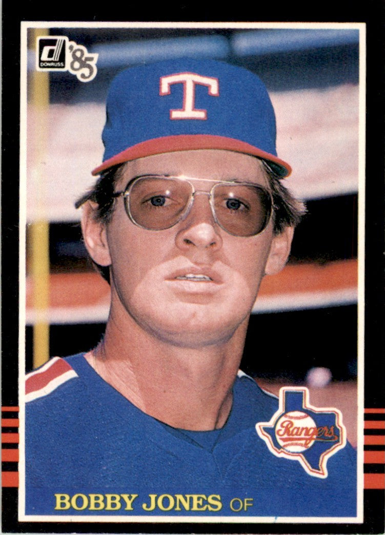 1985 Donruss Baseball Bobby Jones . Texas Rangers #134