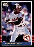 1985 Donruss. John Shelby . Baltimore Orioles #472