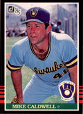 1985 Donruss. Mike Caldwell . Milwaukee Brewers #490