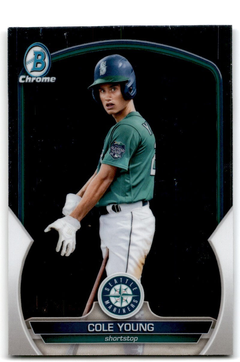 2023 Bowman Chrome Cole Young Baseball Cards #BCP-9