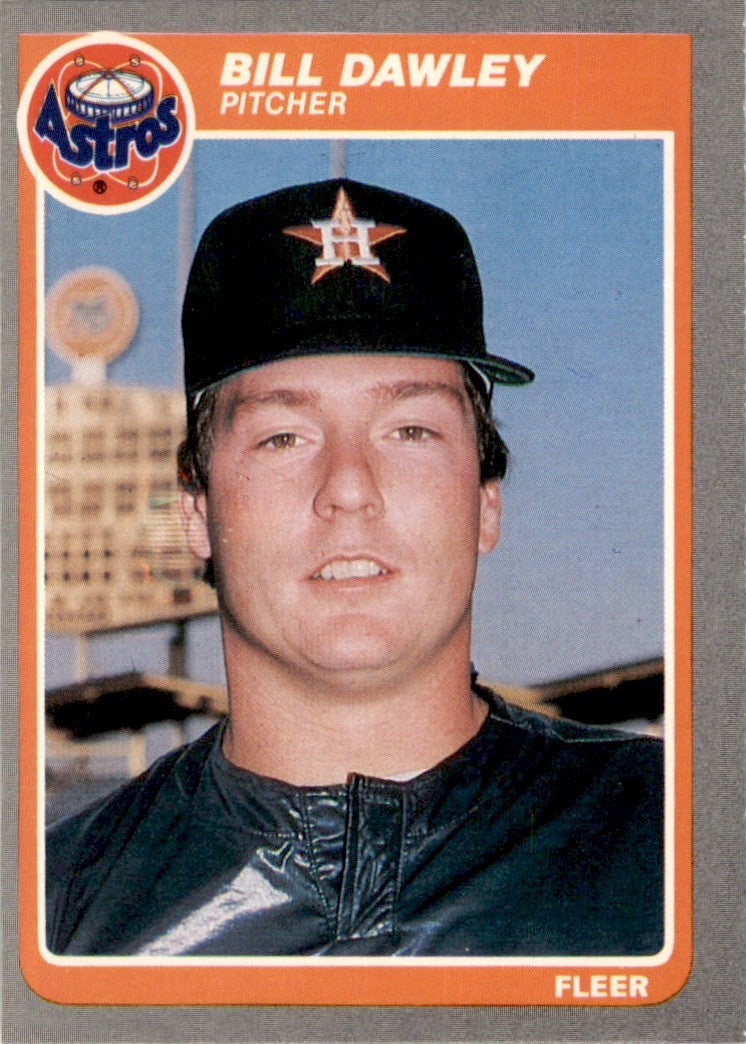 1985 Fleer Bill Dawley . Houston Astros #348