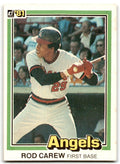 1981 Donruss Rod Carew C Baseball Cards #49