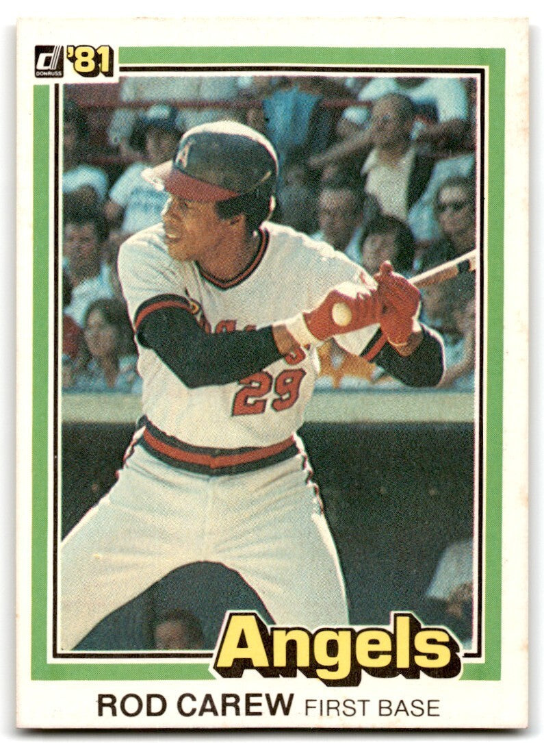 1981 Donruss Rod Carew C Baseball Cards #49
