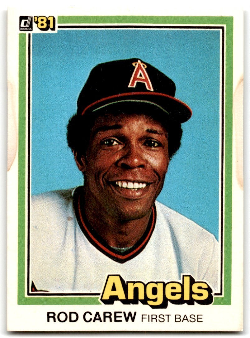 1981 Donruss Rod Carew B Baseball Cards #169