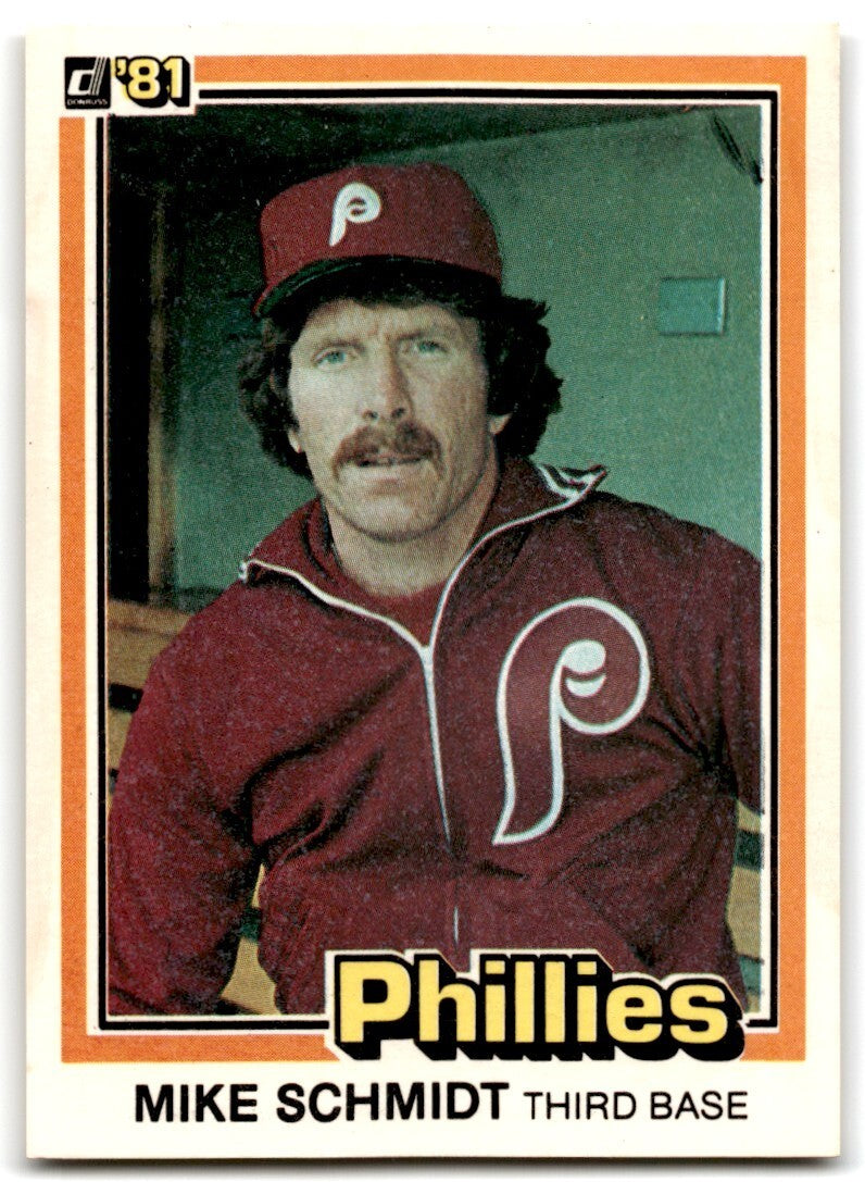 1981 Donruss Mike Schmidt B Baseball Cards #11