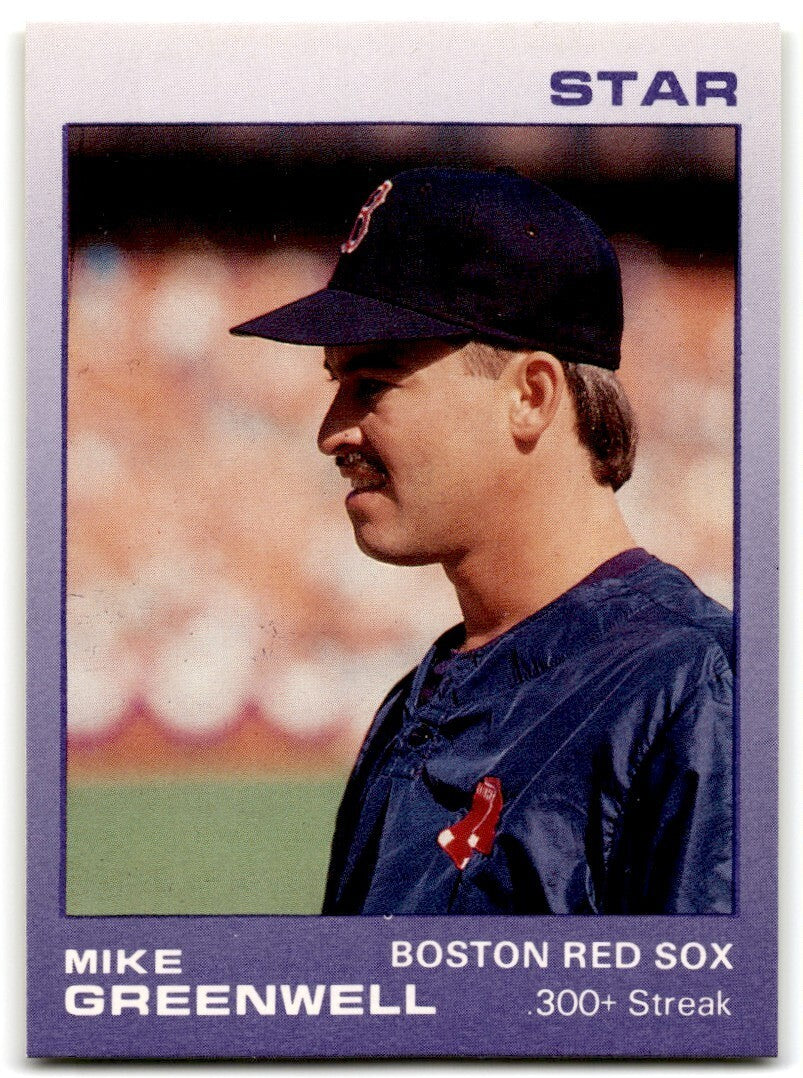 1988 Star Mike Greenwell A Baseball Cards #5