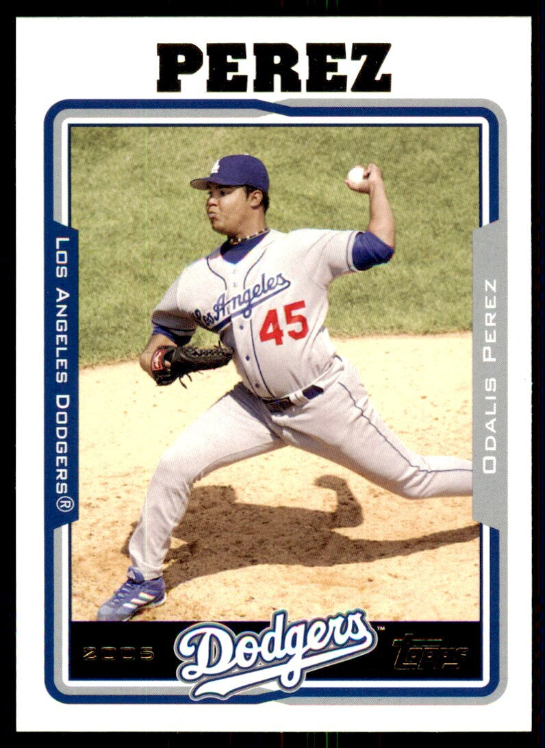 2005 Topps Odalis Perez . Los Angeles Dodgers #259