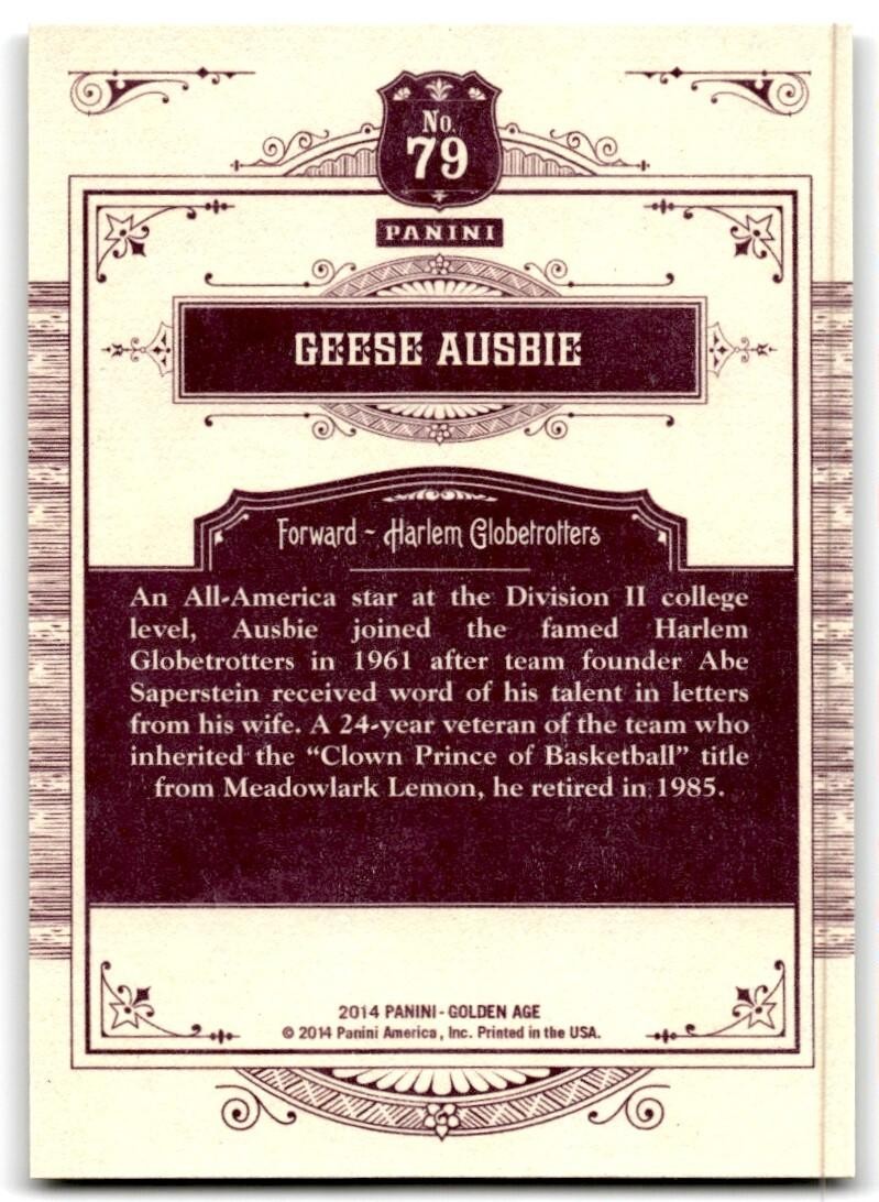 2014 Panini Golden Age Geese Ausbie #79