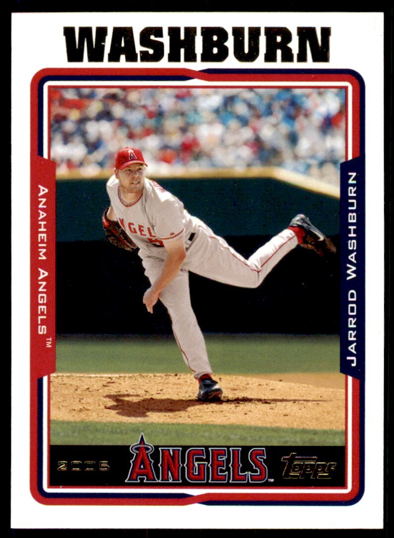 2005 Topps Jarrod Washburn . Anaheim Angels #211