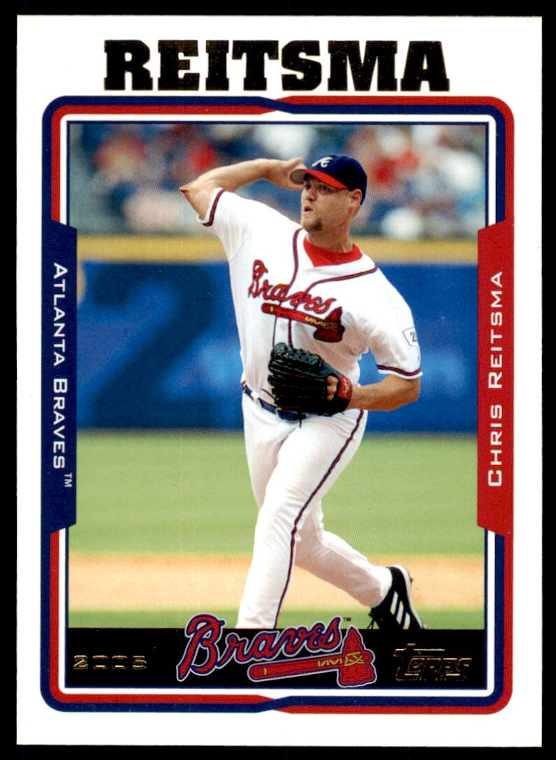 2005 Topps Baseball Chris Reitsma . Atlanta Braves #87
