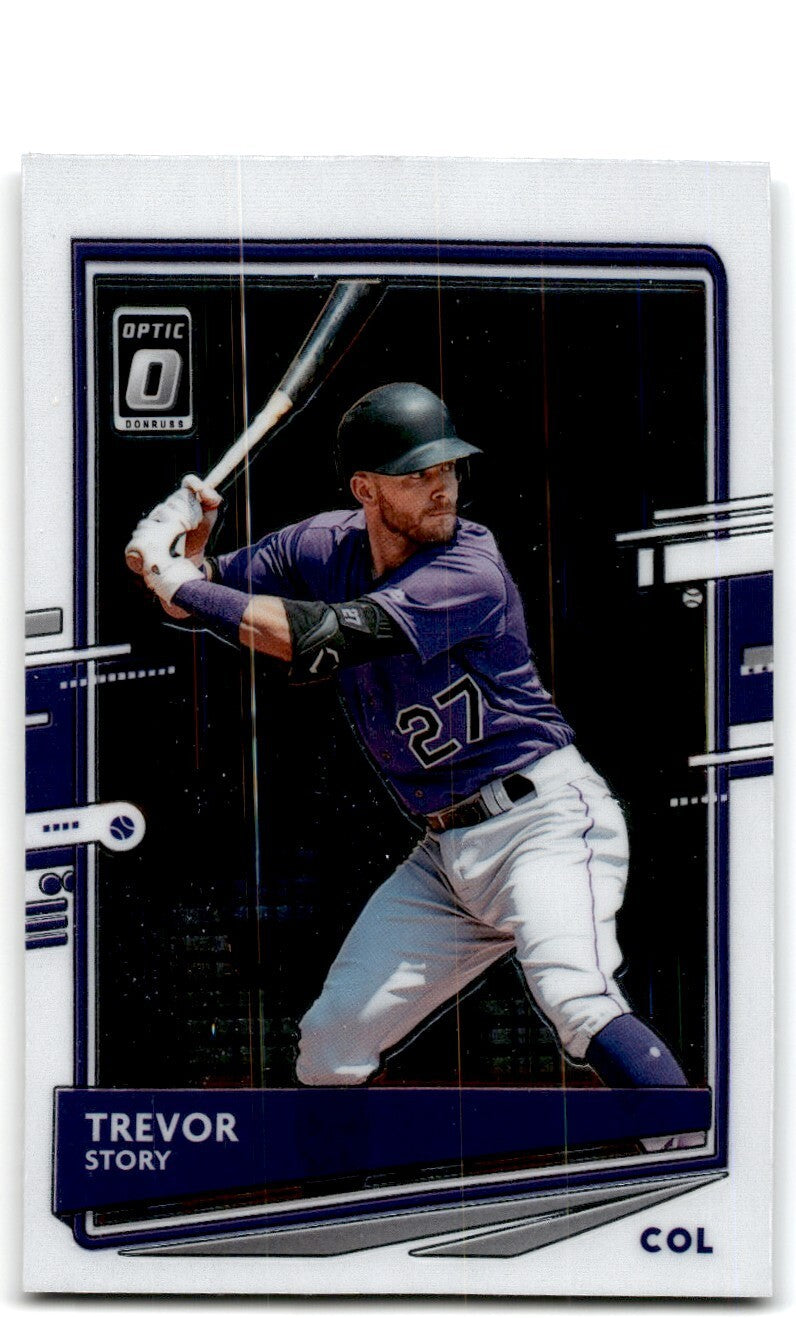 2020 Donruss Optic Trevor Story Baseball Cards #165