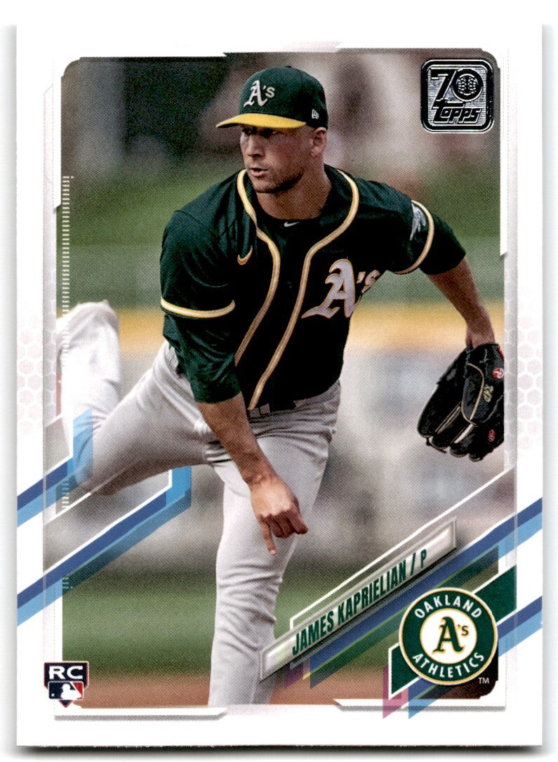 2021 Topps James Kaprielian Rookie Baseball Cards #167