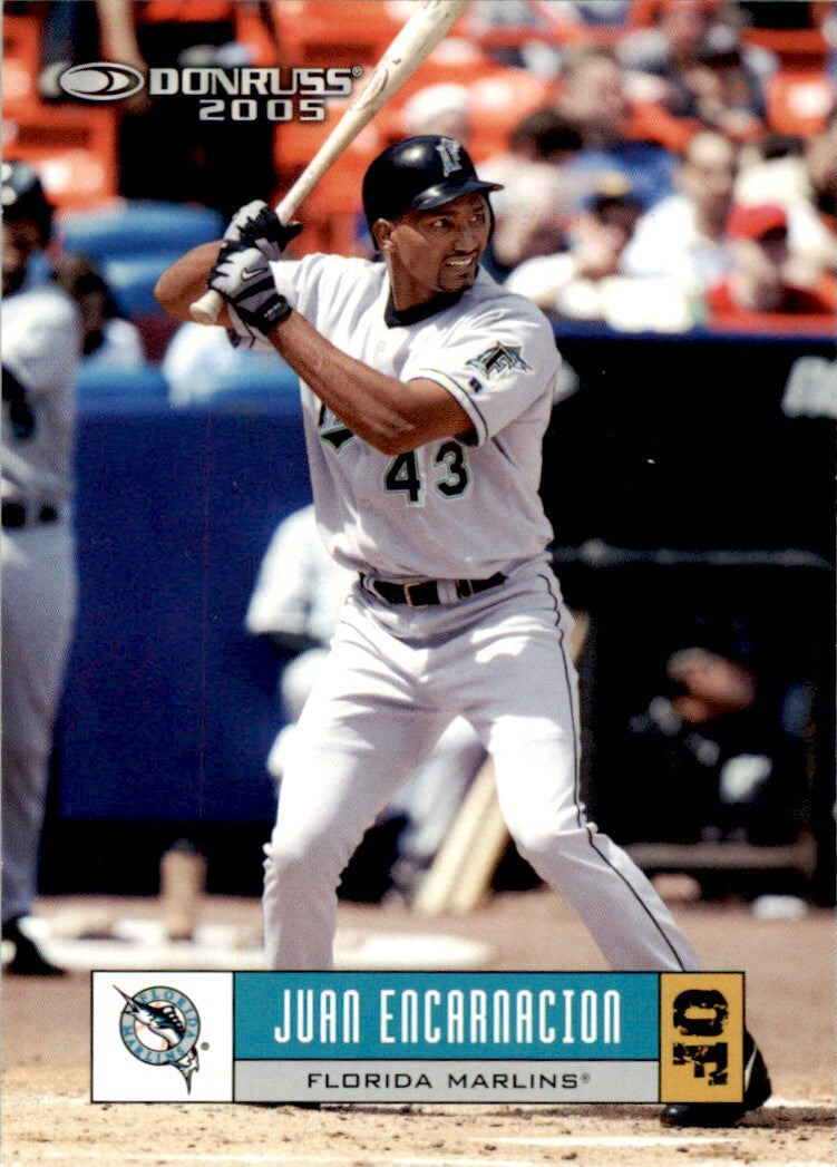 2005 Donruss Juan Encarnacion . Florida Marlins #194