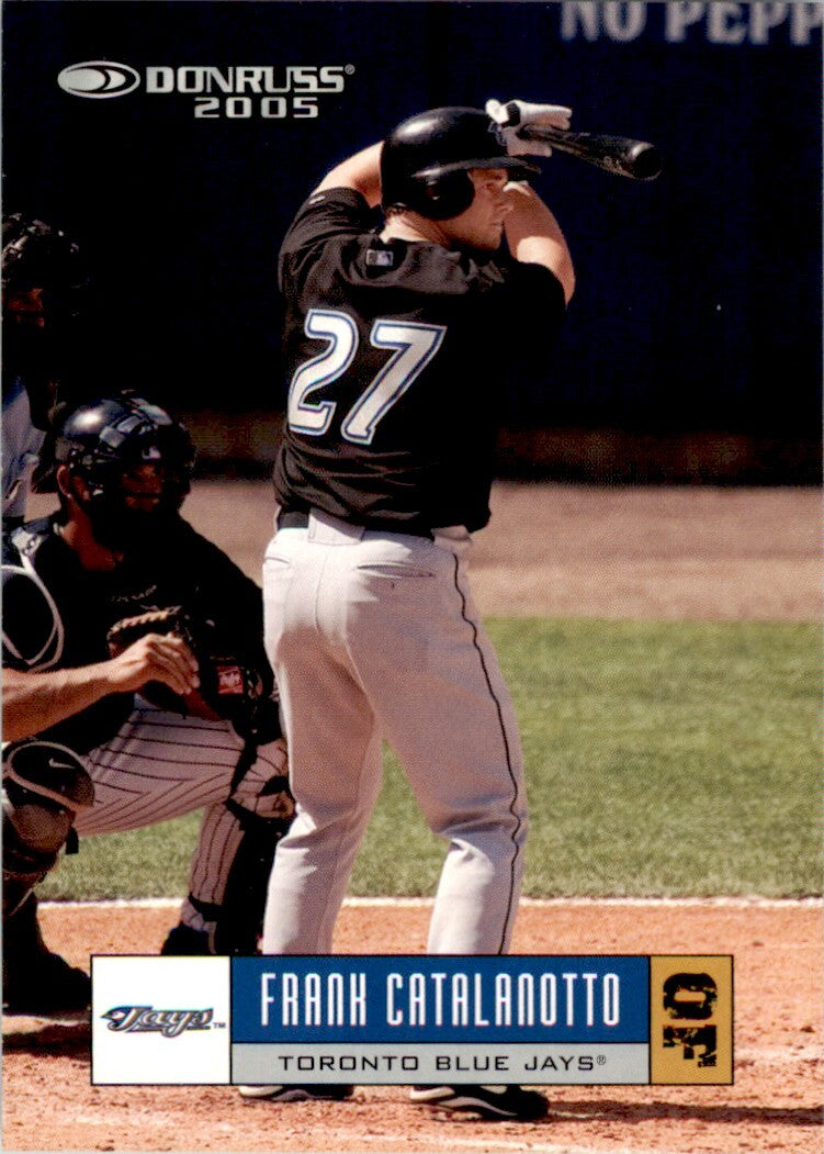 2005 Donruss Frank Catalanotto . Toronto Blue Jays #367