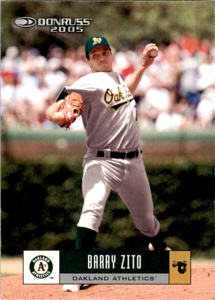 2005 Donruss Barry Zito . Oakland Athletics #281