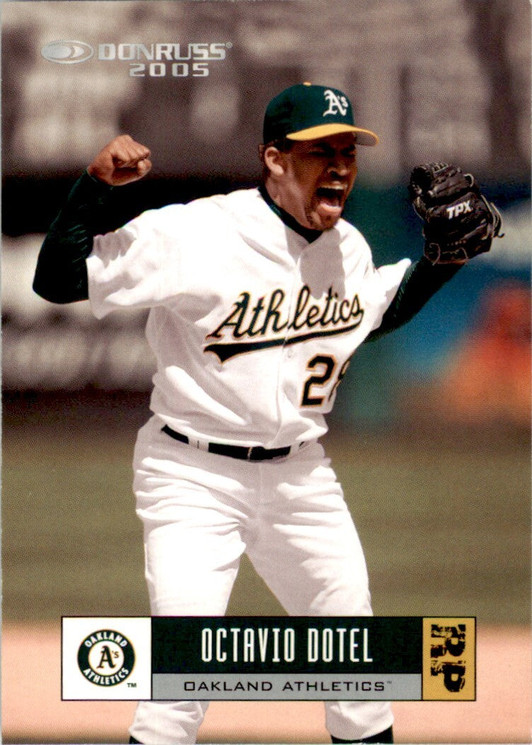 2005 Donruss Baseball Octavio Dotel . Oakland Athletics #209