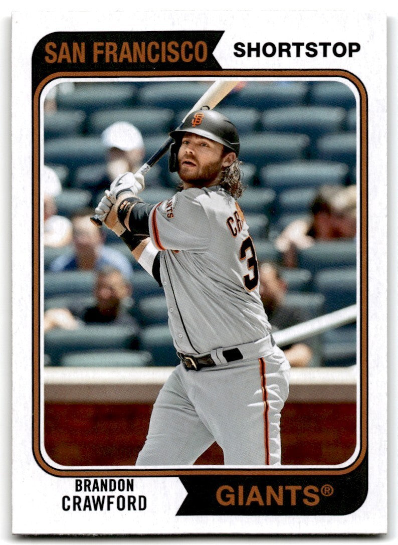 2020 Topps Archives Brandon Crawford Baseball Cards #143