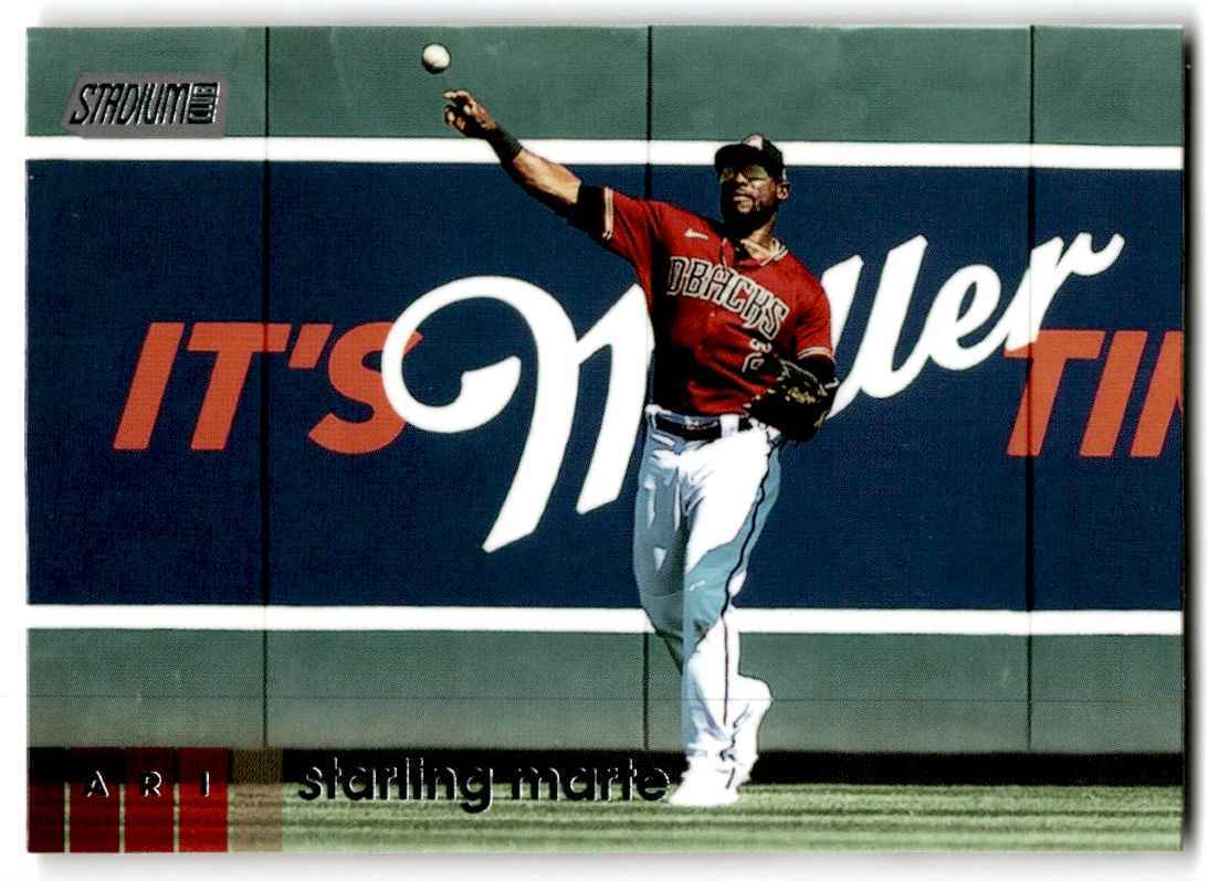 2020 Topps Stadium Club Starling Marte Baseball Cards #88