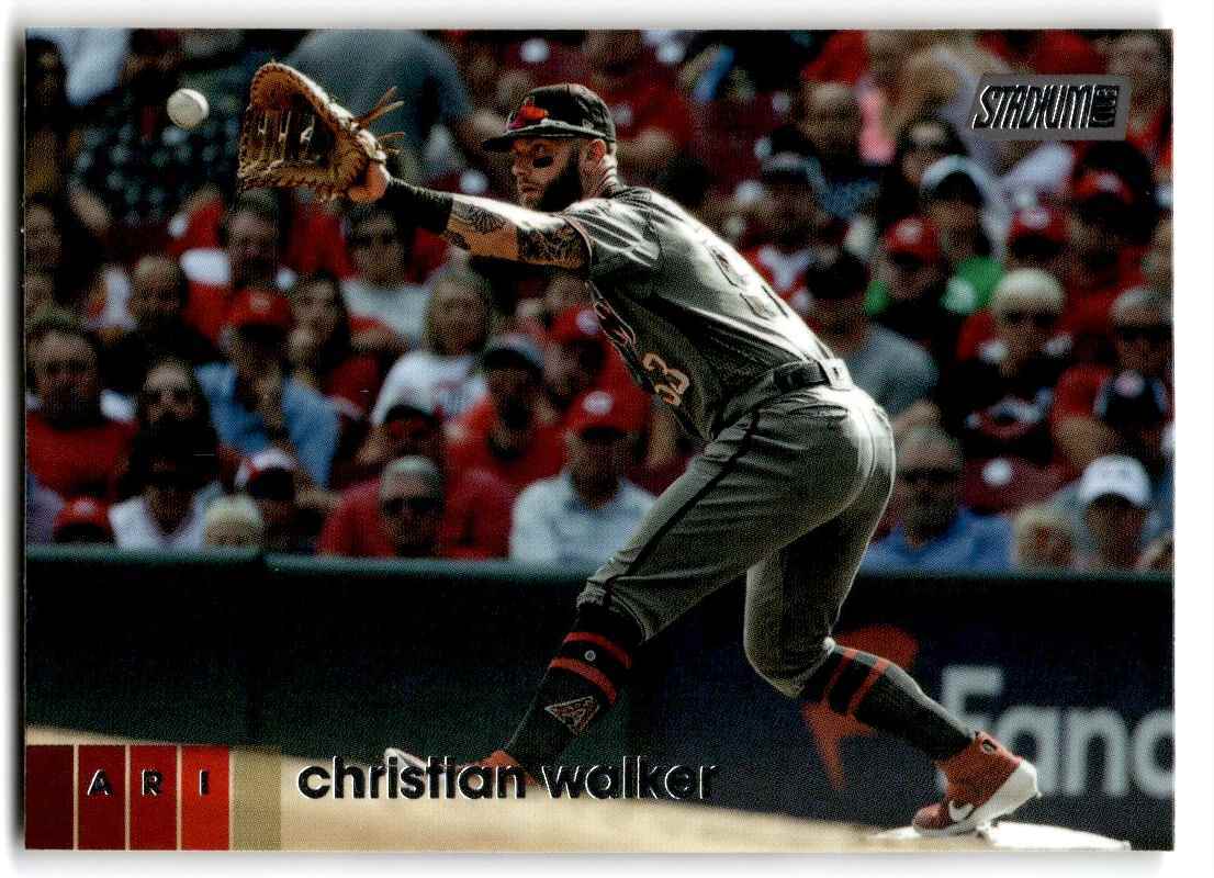 2020 Topps Stadium Club Christian Walker Baseball Cards #265