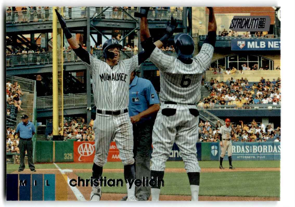 2020 Topps Stadium Club Christian Yelich Baseball Cards #292