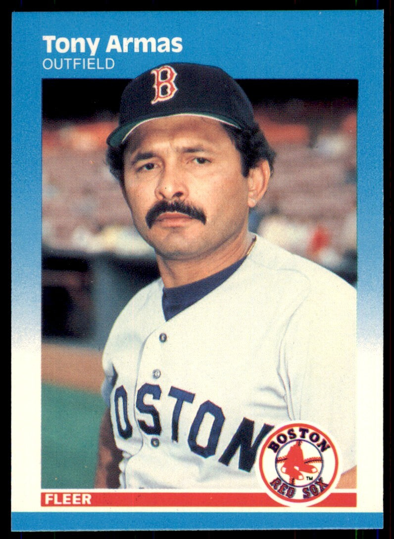 1987 Fleer Glossy Tony Armas . Boston Red Sox #26