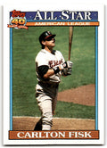1991 Topps Baseball Card Carlton Fisk Chicago White Sox #393