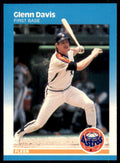 1987 Fleer Glossy Glenn Davis . Houston Astros #55