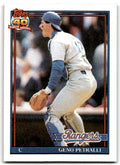 1991 Topps Baseball Card Geno Petralli Texas Rangers #78