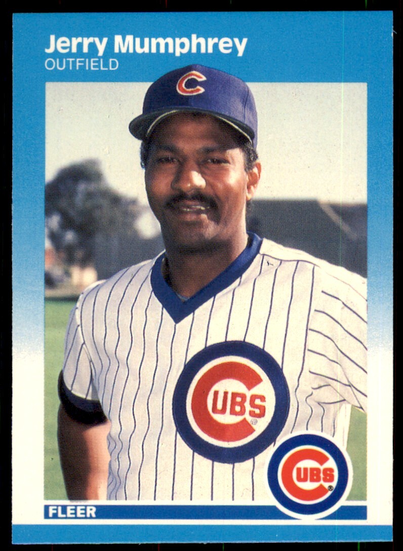 1987 Fleer Glossy Jerry Mumphrey . Chicago Cubs #571
