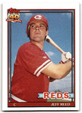1991 Topps Baseball Card Jeff Reed Cincinnati Reds #419