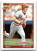 1991 Topps Baseball Card Tim Jones St. Louis Cardinals #262
