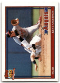 1991 Topps Baseball Card Kent Anderson California Angels #667