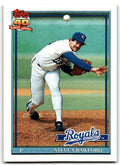 1991 Topps Baseball Card Steve Crawford Kansas City Royals #718