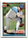 1991 Topps Baseball Card Mike Bielecki Chicago Cubs #501