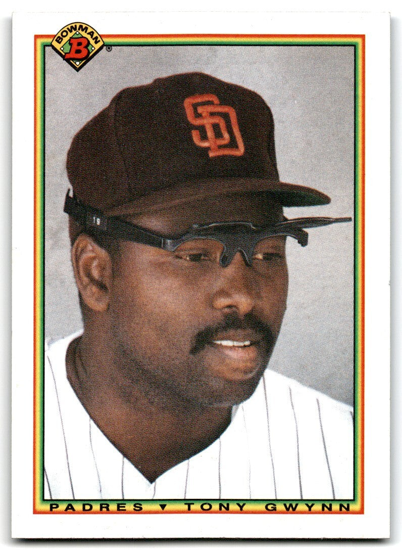 1990 Bowman Baseball Card Tony Gwynn San Diego Padres #217