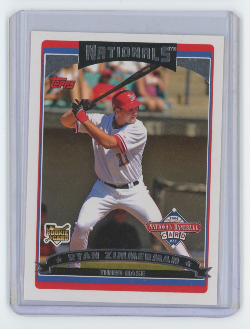 2006 National Baseball Card Day Topps Ryan Zimmerman . #T3