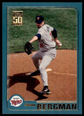 2001 Topps Sean Bergman . Minnesota Twins #304